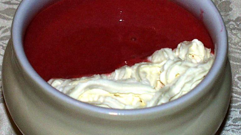 Blended Raspberry Soup Created by twissis