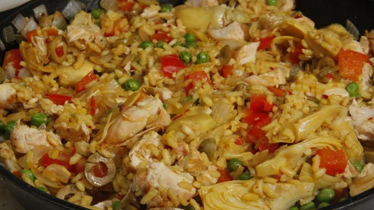 Mediterranean Chicken Paella created by Dr. Jenny