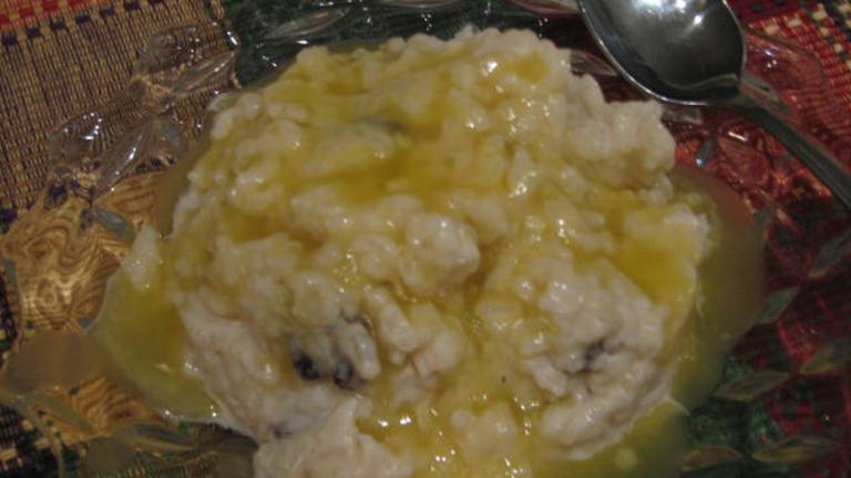 Carolina Gold Rice Pudding created by Galley Wench