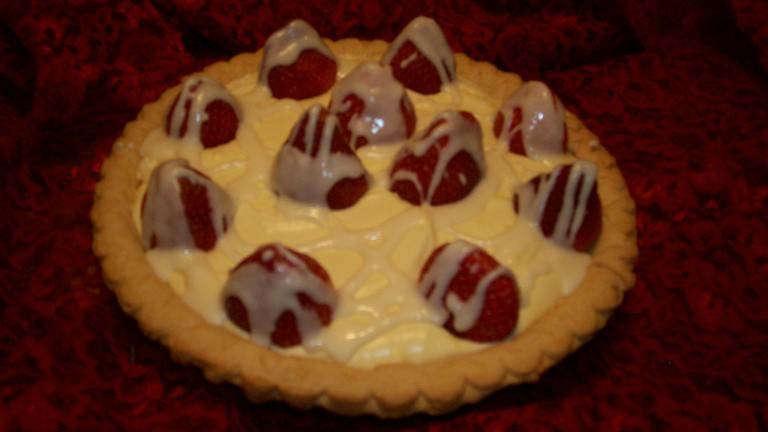 White Chocolate Strawberry Pie Created by Dreamgoddess