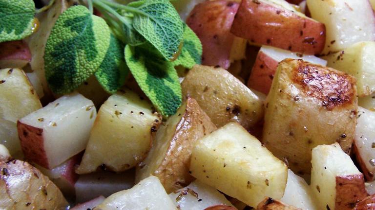 Paros Island Patates Riganates (Potatoes W/ Fresh Oregano) Created by PaulaG