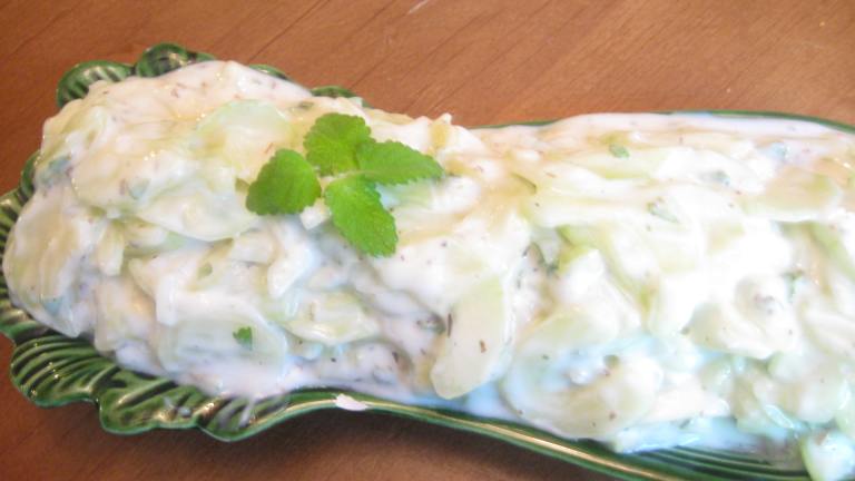 Mint Cucumber Salad Created by MomLuvs6