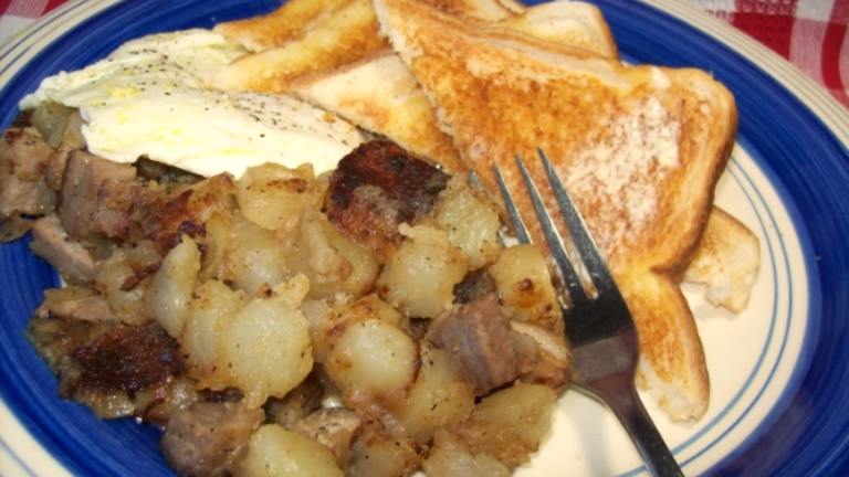 Breakfast Pork Hash Created by Chef shapeweaver 