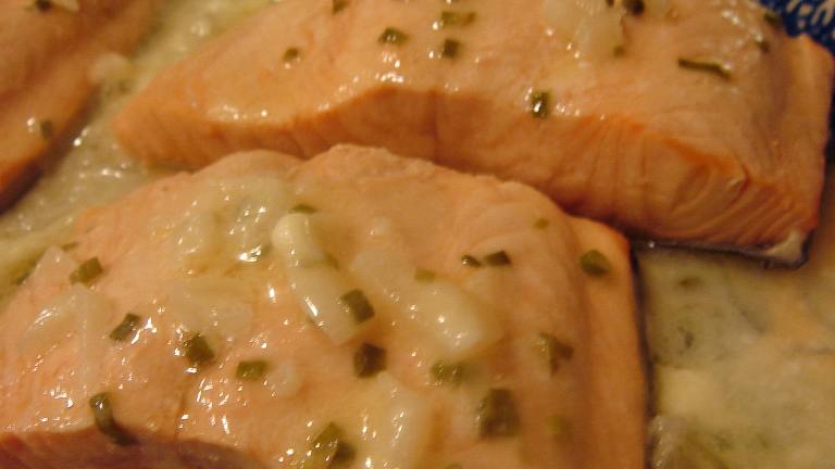 Salmon With Butter Sauce Created by Bev I Am