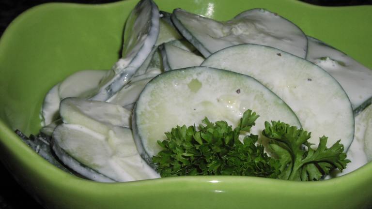Gurkensalat (Cucumber Salad) Created by teresas
