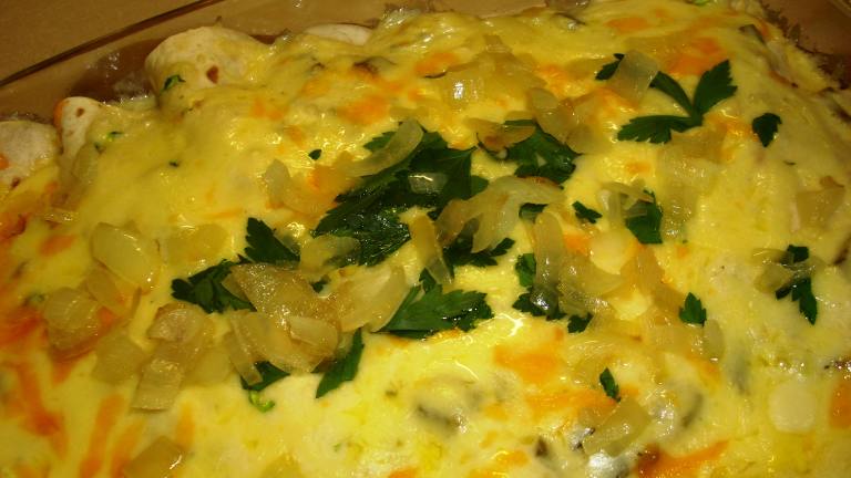 Enchiladas De Calabacitas Con Salsa Crema De Chile (Zucchini Enc created by Karen Elizabeth