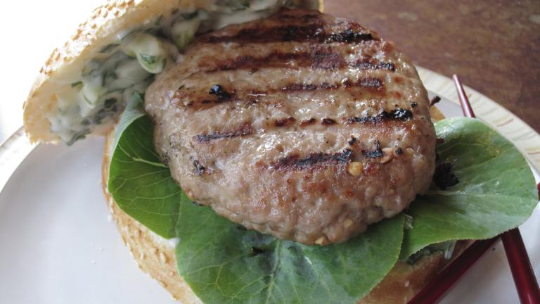 Grilled Pork Burgers Indochine Created by CaliforniaJan
