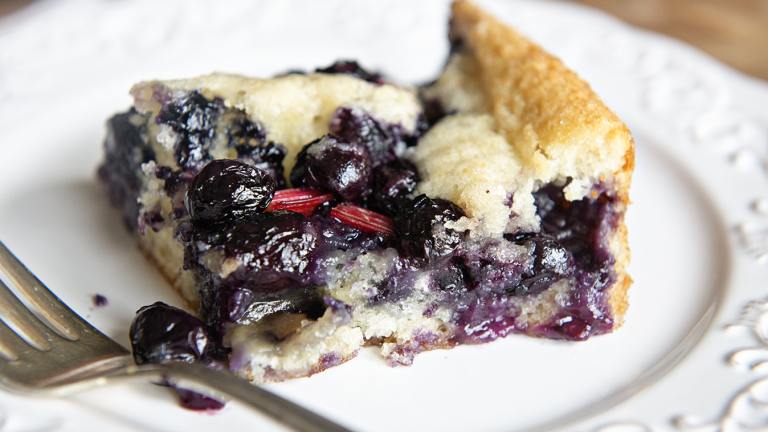 Red, White and Blue Cobbler Created by Dine  Dish