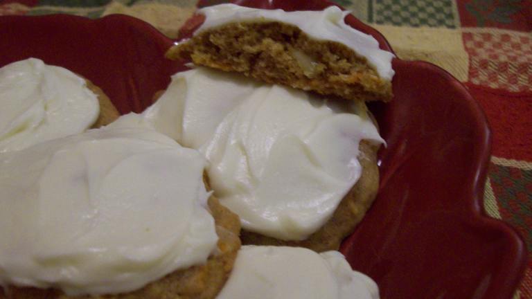 Carrot Drop Cookies Created by Color Guard Mom