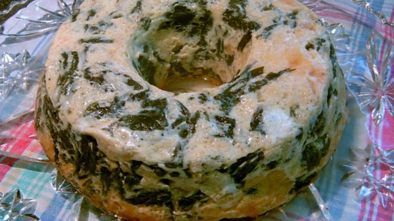 Spinach Timbale Created by Outta Here