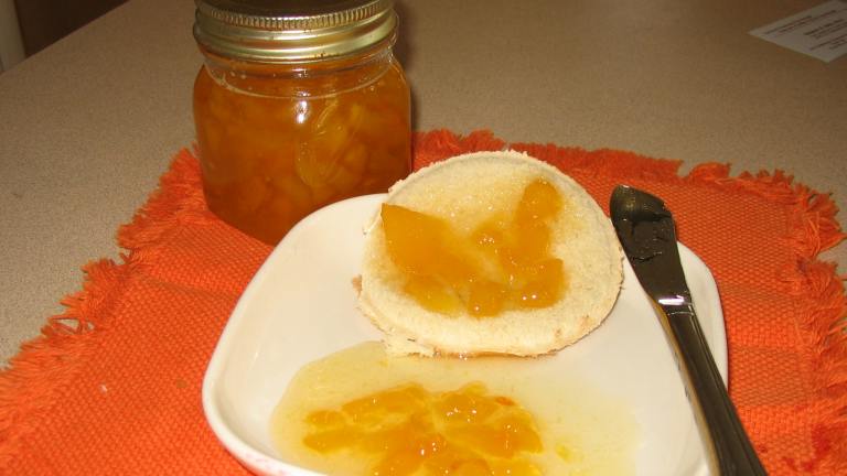 Microwave Peach Jam With Orange Liqueur Created by mary winecoff