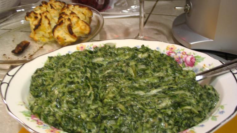 Creamed Spinach Created by NewEnglandCook