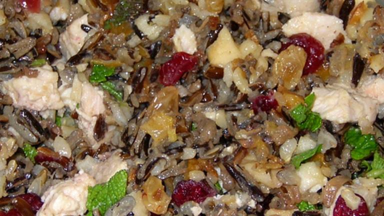 Wild Rice Salad With Mustard Honey Dressing created by justcallmetoni