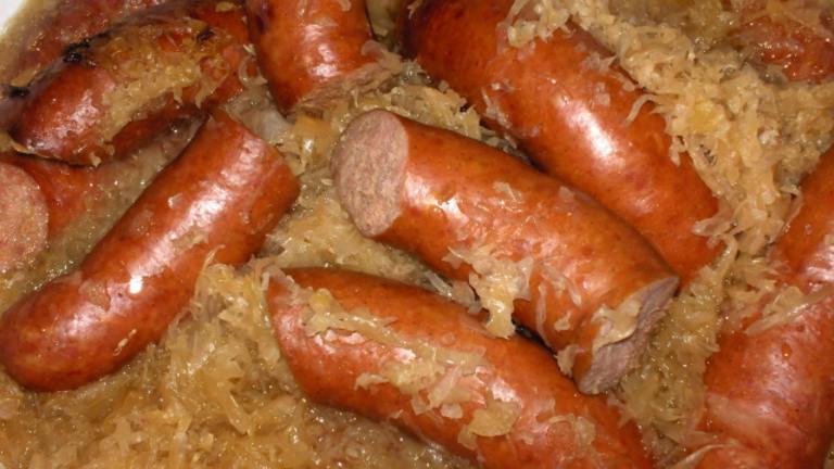 German Sauerkraut and Kielbasa created by Alskann