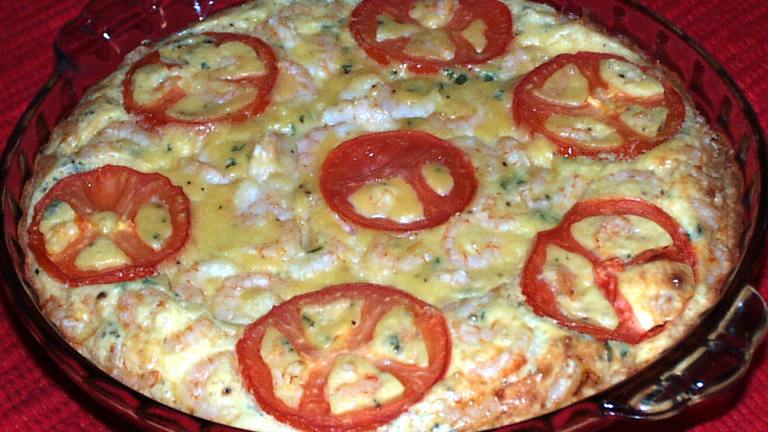 Shrimp and Tomato Quiche Created by twissis