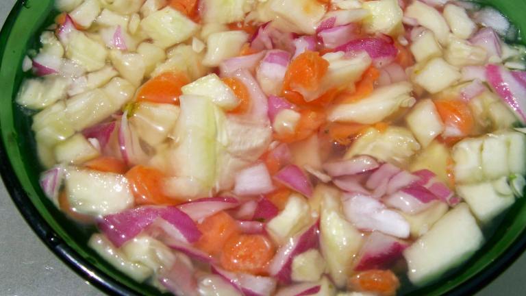 Sweet & Sour Cucumber Relish created by Sharon123