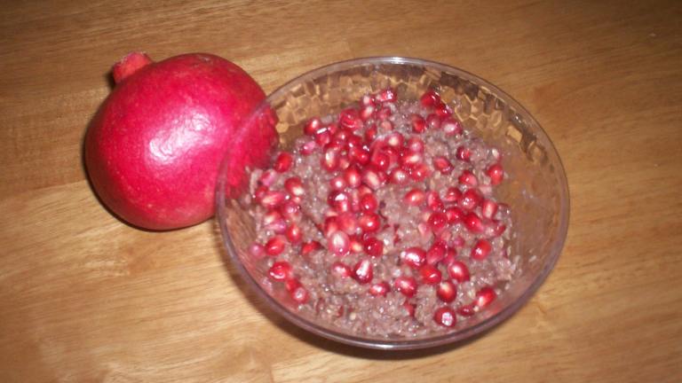 Pixie's Pomegranate Porridge Created by Lynne M