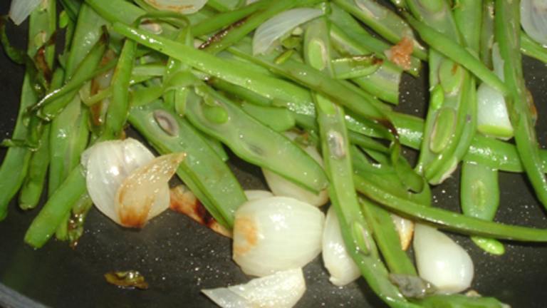 String/ Green Beans With Shallots Created by Bergy
