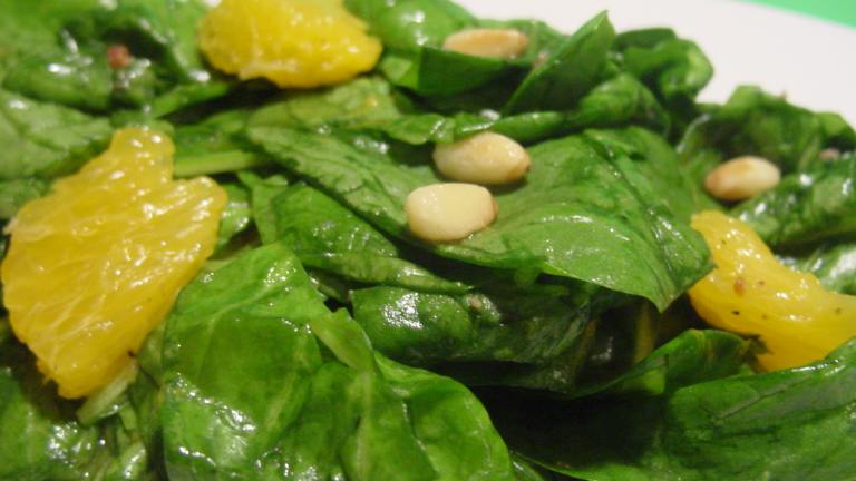 California Wilted Spinach Salad Created by SharleneW