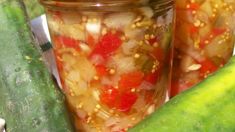 Colorful Cucumber Relish Recipe Food com