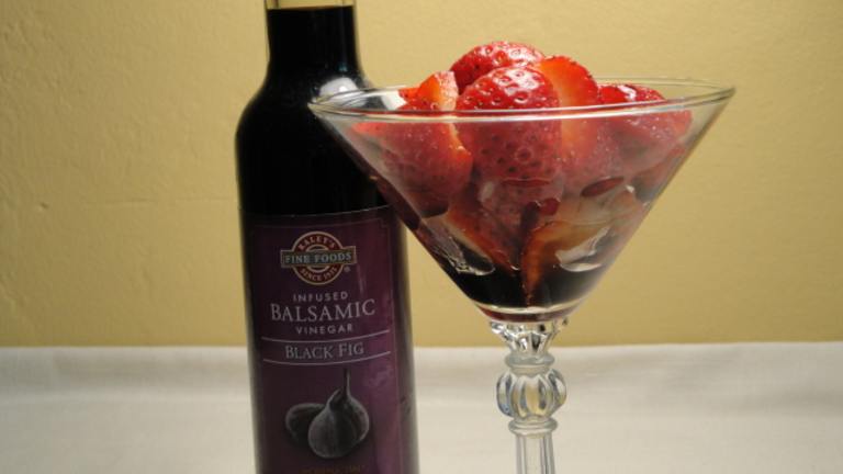 Balsamic Strawberries created by Debbwl