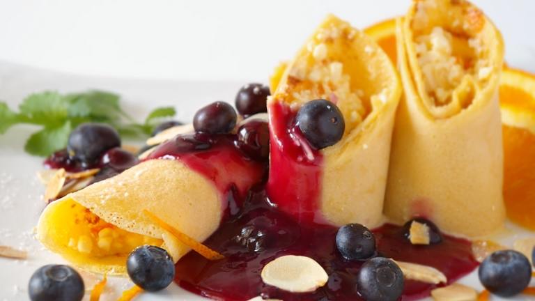 Blueberry Almond Crepes created by Thorsten