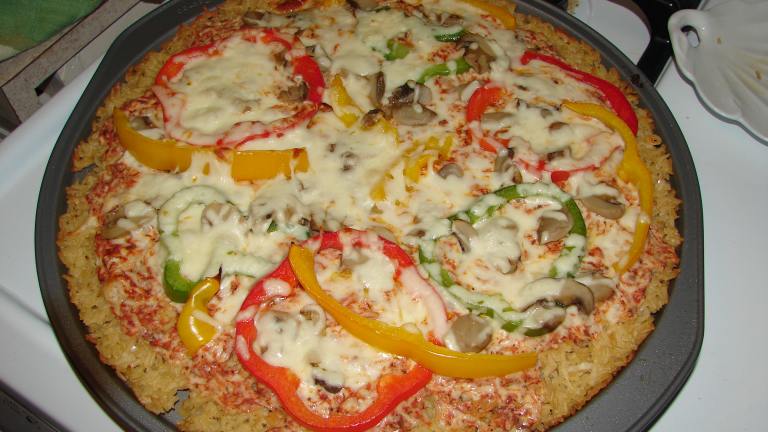 Vegetarian - Rice Crust Pizza Created by Lisa Rae