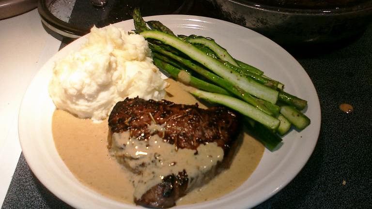 Filet Mignon With Whiskey Cream Sauce Created by ohcarie