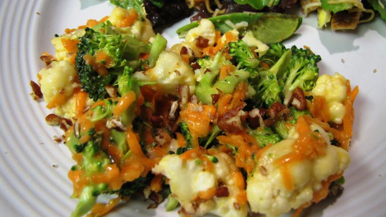Broccoli, Cauliflower, and Carrot Salad Created by loof751