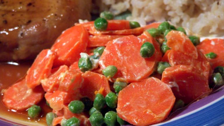 Lighter Creamy Carrots and Peas created by NcMysteryShopper