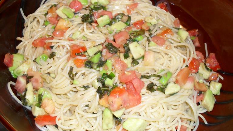 Angel Hair With Avocado and Tomatoes created by vrvrvr