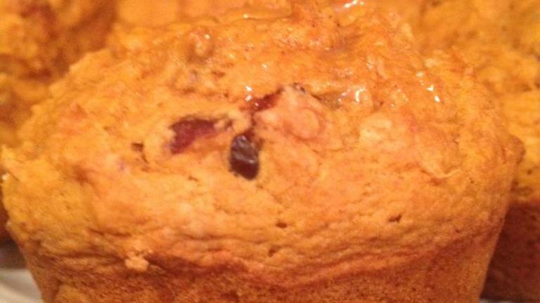 Pumpkin Raisin Muffins Fat Free Dairy Free Egg Free created by sbryowsky