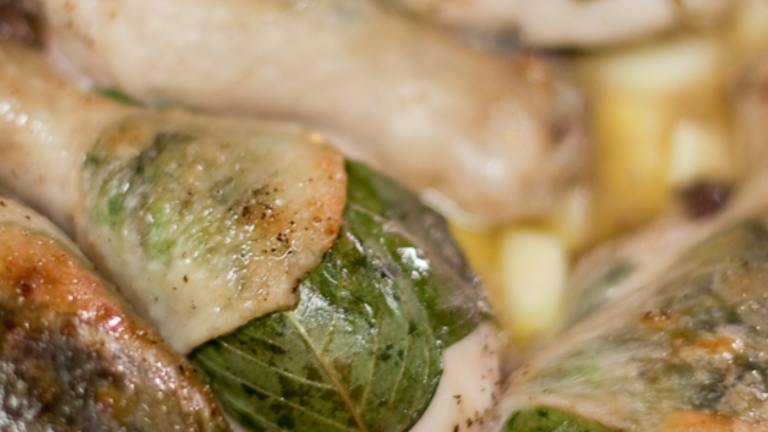 Roast Chicken Legs With Basil and Garlic-Core Ww Friendly Created by strochka