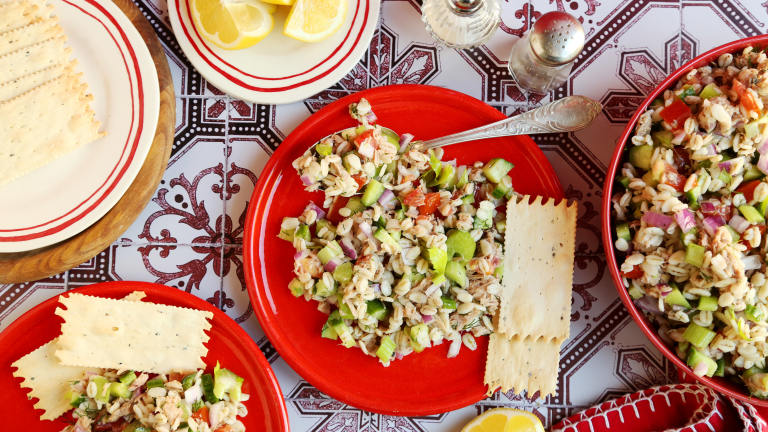 Barley and Tuna Salad With Lemon and Dill Created by Jonathan Melendez 