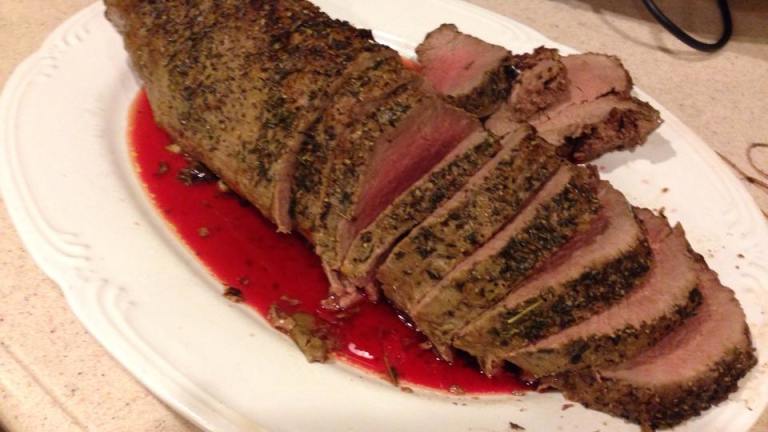 Classic Tenderloin With Balsamic Portabella Sauce Created by Cook4_6