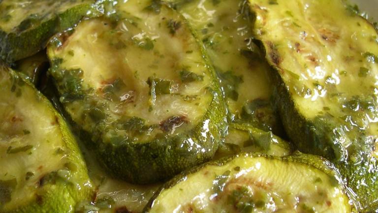 Pan Seared Summer Squash With Fresh Basil and Lemon Vinaigrette created by luvinlif2k