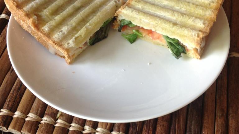 Fresh Tomato, Basil Grilled Cheese Sandwich Created by Dr. Jenny