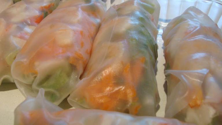 Summer Rolls W / Vietnamese Dipping Sauce Created by lilsweetie