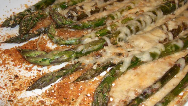 Cheesy Baked Asparagus created by mersaydees