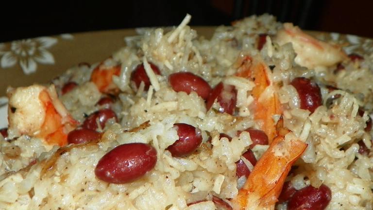 Spicy Rice, Bean and Lentil Casserole Created by Baby Kato