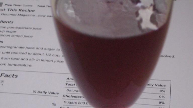 Homemade Grenadine created by ddav0962