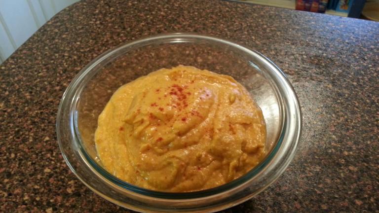 Roasted Red Pepper Hummus created by Shelley Lee