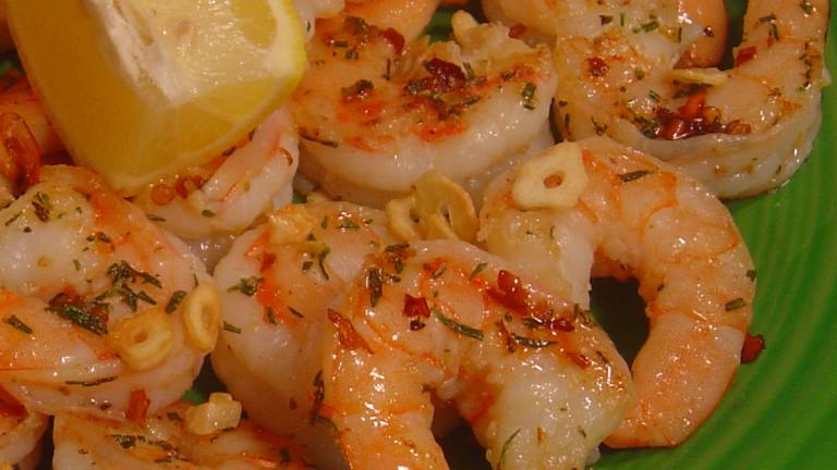 Mediterranean Shrimp With Garlic Chips Created by PalatablePastime