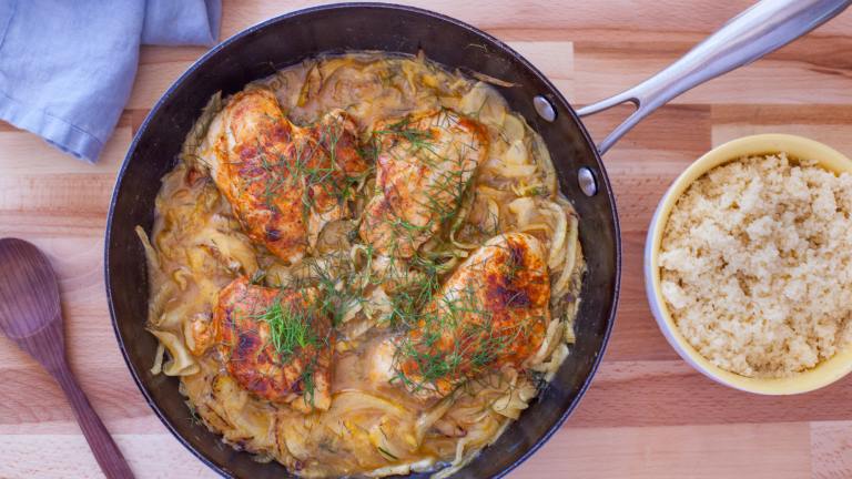 Moroccan Spiced Chicken and Fennel Created by DianaEatingRichly