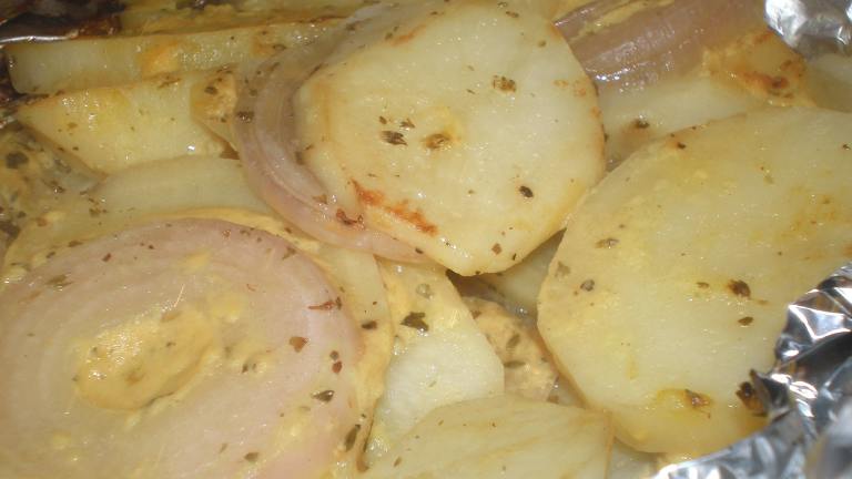 Grilled Potato and Onion Packets created by katia