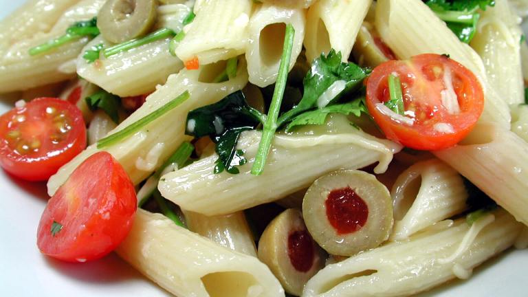 Tomato, Olive & Parmesan Pasta Created by Chef floWer