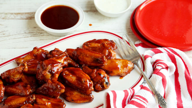 Honey Barbecue Chicken Wings Created by Jonathan Melendez 