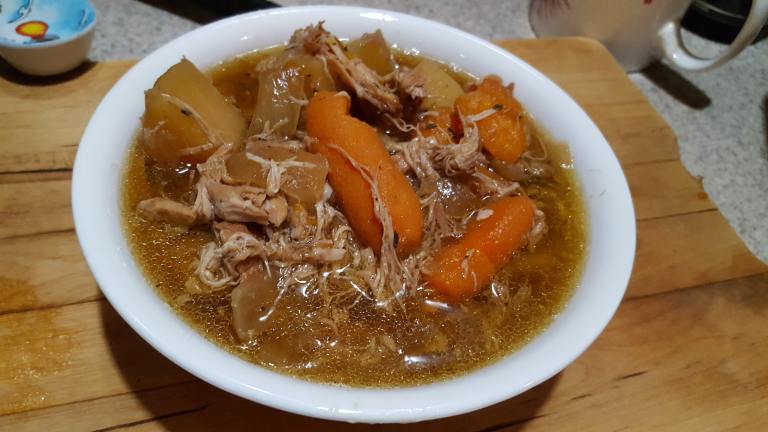 Crock Pot Pulled Chicken Stew Created by Oliver1010