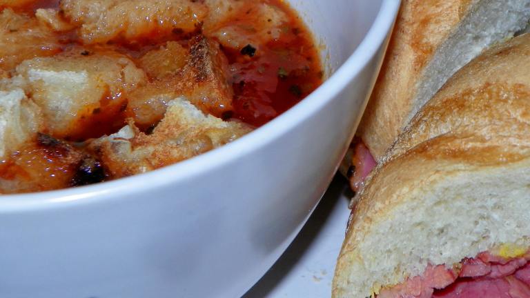 Spicy Tomato & Bacon Soup created by Baby Kato
