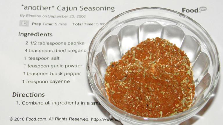 *another* Cajun Seasoning Created by Boomette